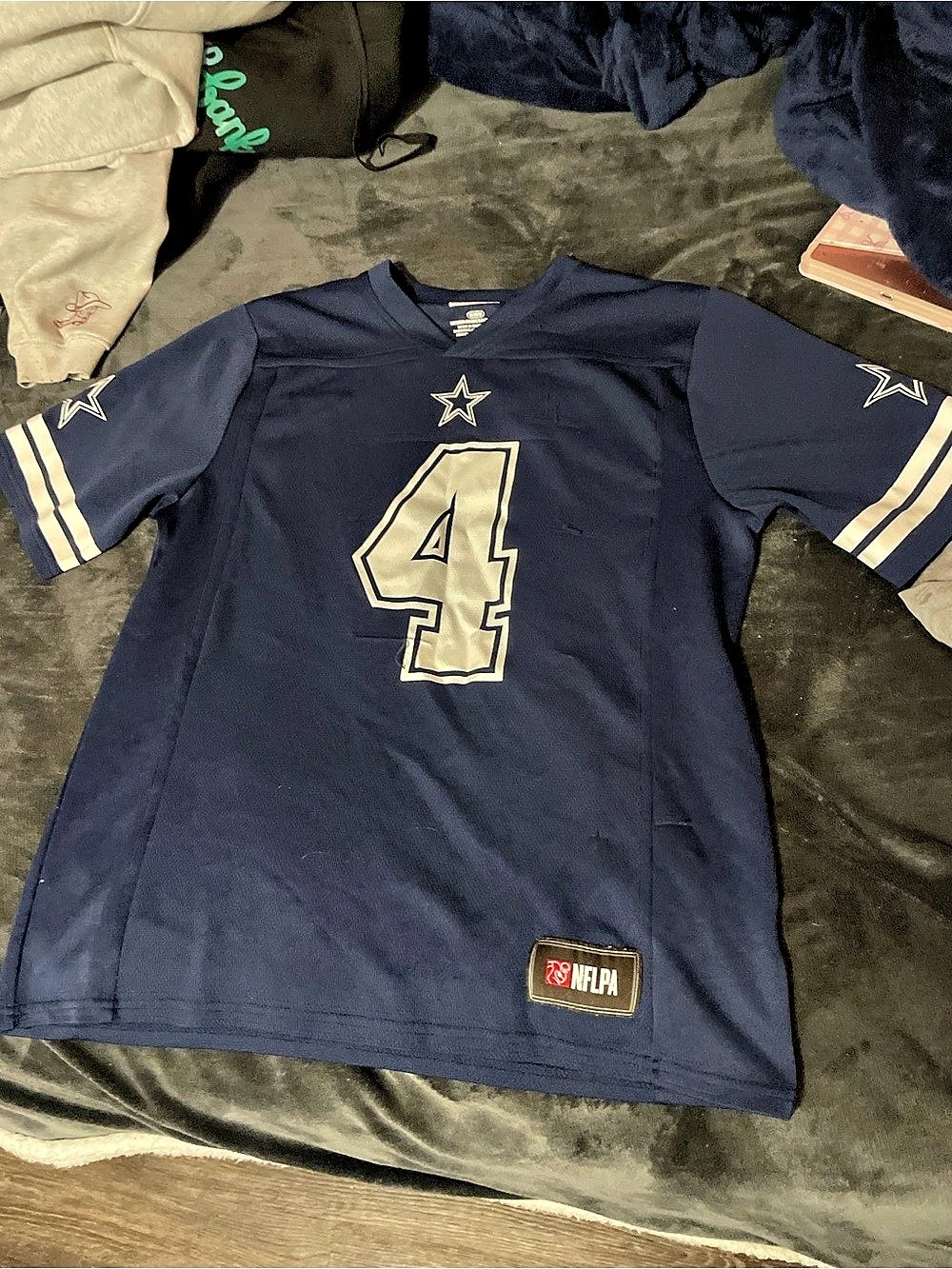 NFL Dak Prescott #4 jersey Men's Blue Size Medium Jersey